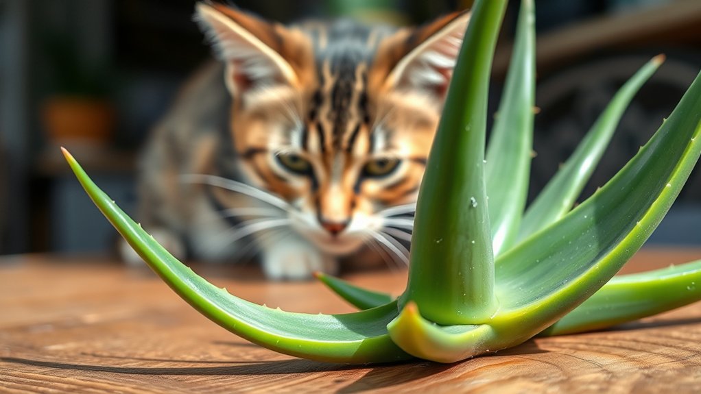 aloe vera toxic to cats