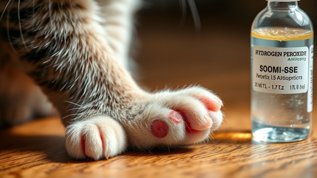 avoid hydrogen peroxide use