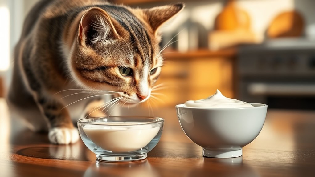 avoid yogurt for cats
