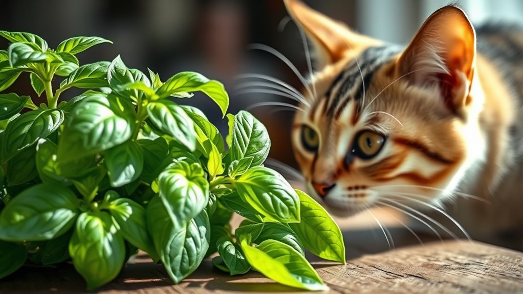 basil safety for cats