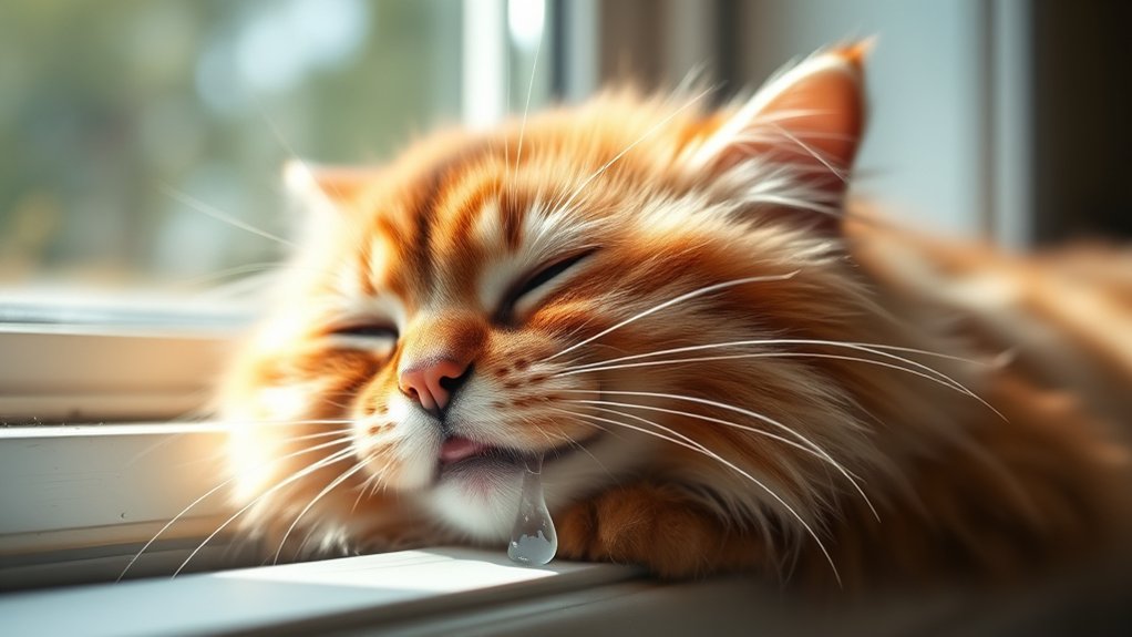 cat drooling reasons explained