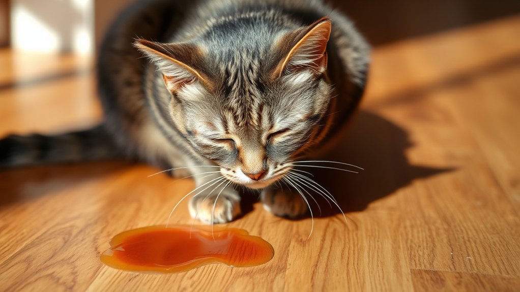 cat vomiting common causes