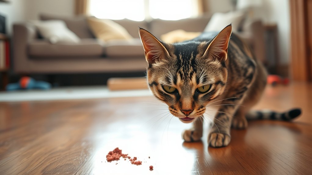 cat vomiting common causes
