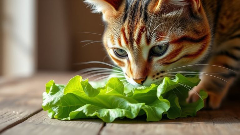 cats and lettuce safety