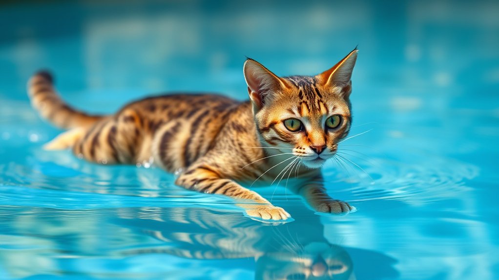 cats can swim instinctively