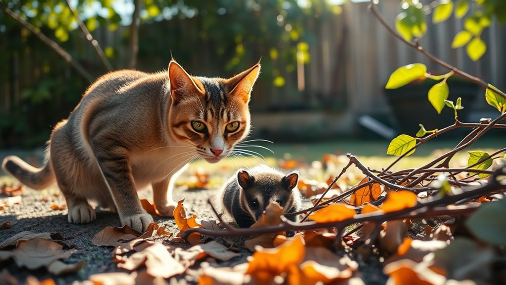 cats rarely kill possums