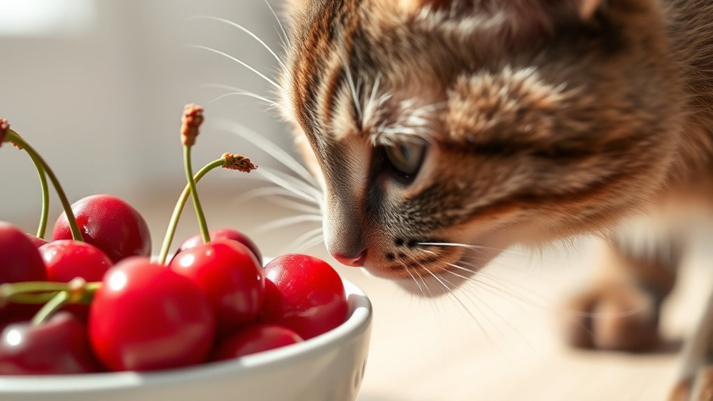 cherries are toxic to cats