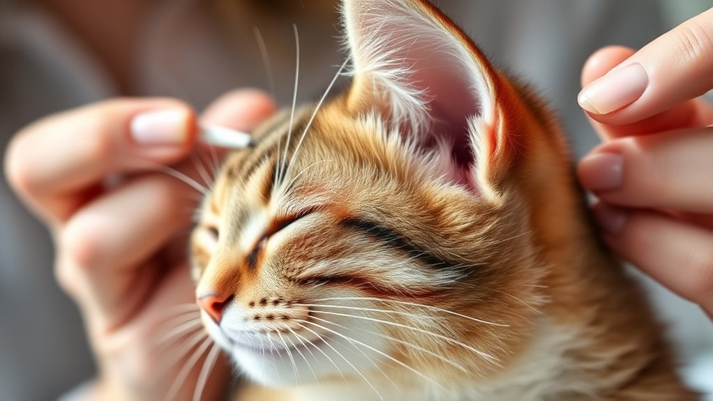 clean cat ears regularly