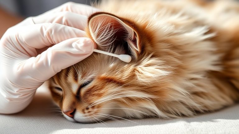 cleaning cat s ears safely