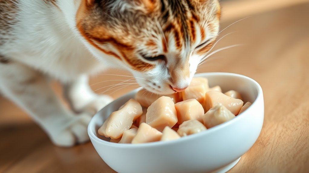 cooked chicken is safe