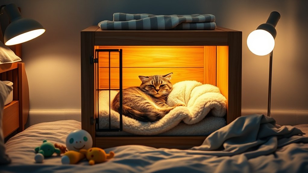 cozy crate for comfort