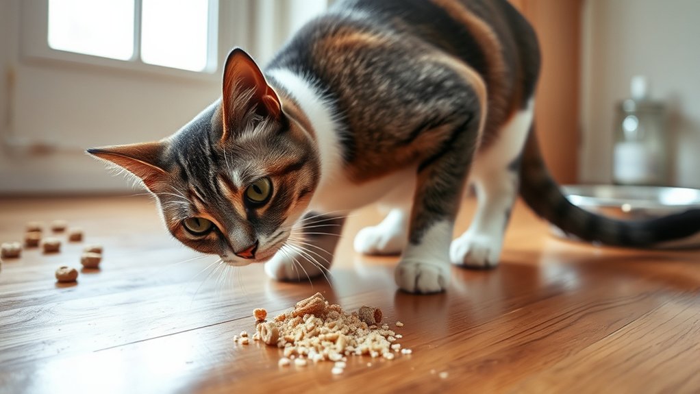 dangerous vomit types cats