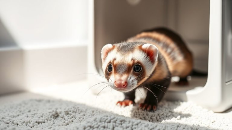 ferrets and cat litter