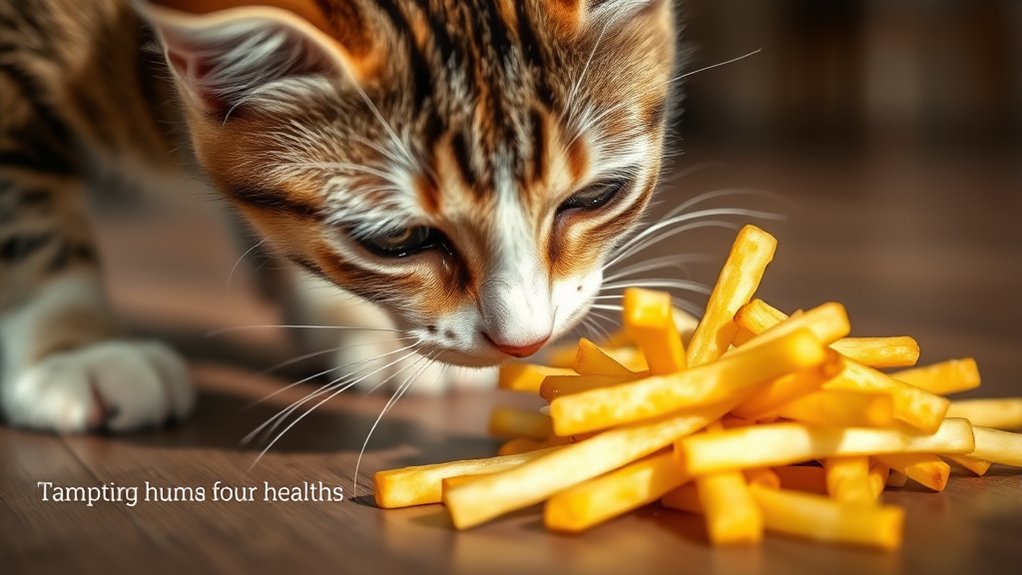 french fries harm cats