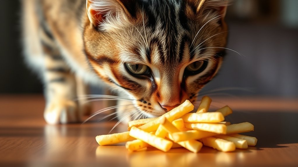 french fries harm cats digestion