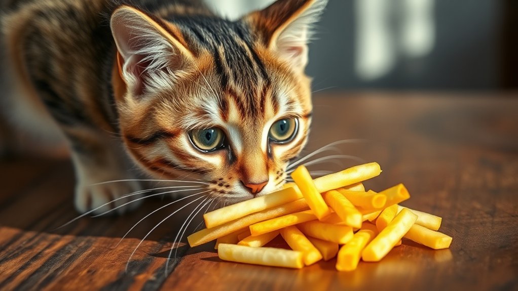french fries harm cats
