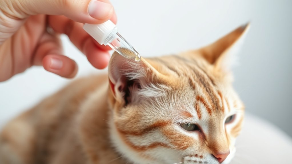 gently clean cat s ears