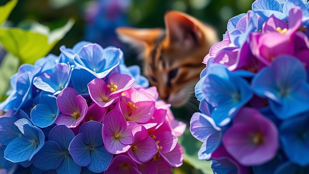 hydrangeas contain cyanogenic compounds