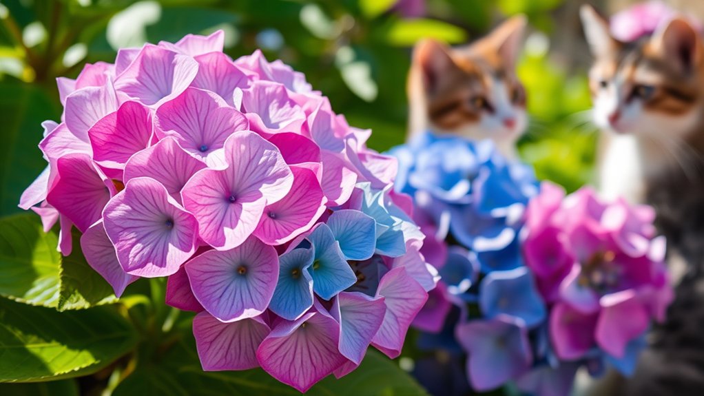 hydrangeas pose cat risks