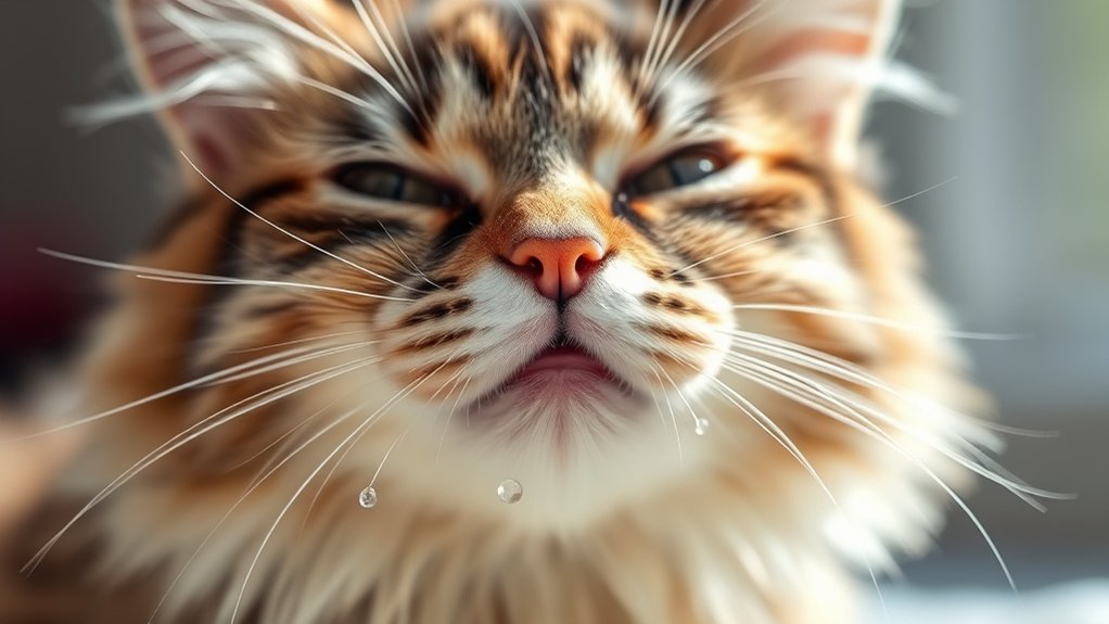 inflammation triggers feline sneezing