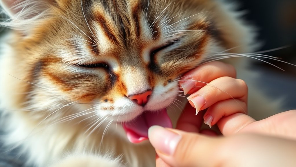 licking biting affection confusion