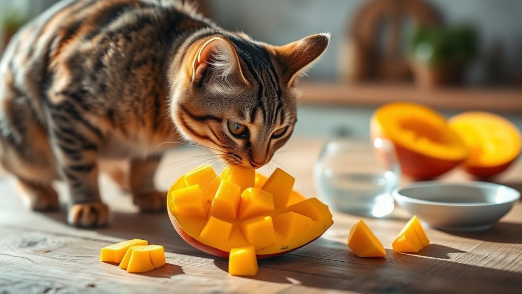 mango safety for cats