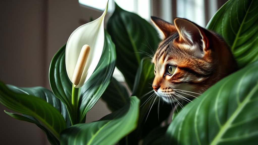 peace lilies are harmful