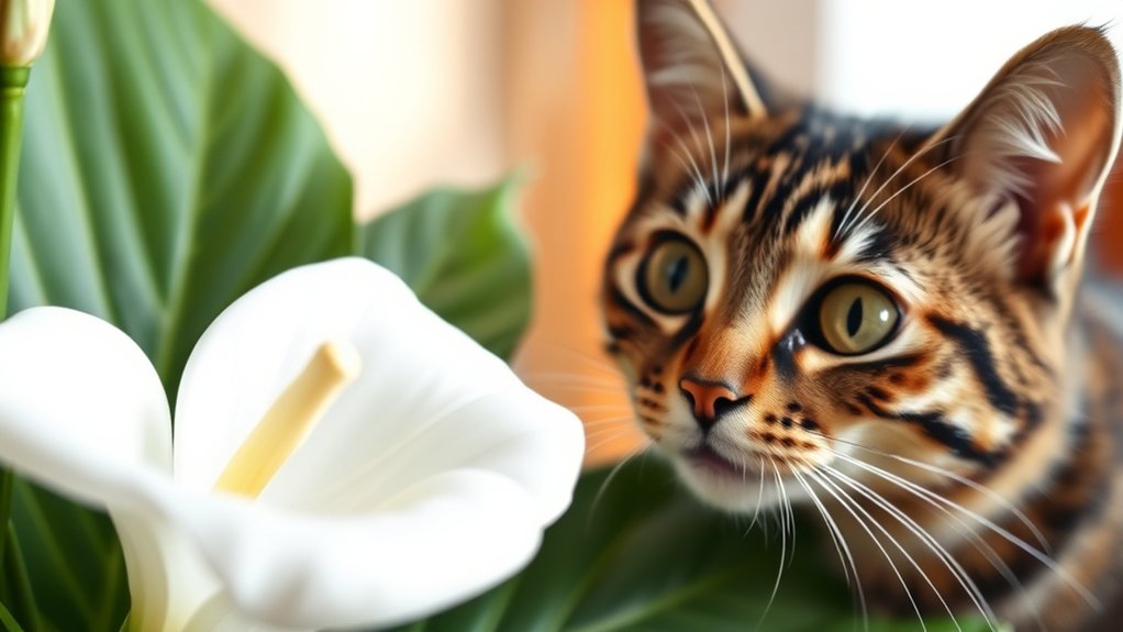 peace lilies are safer