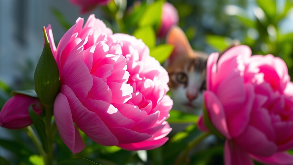 peonies cause gastrointestinal toxicity