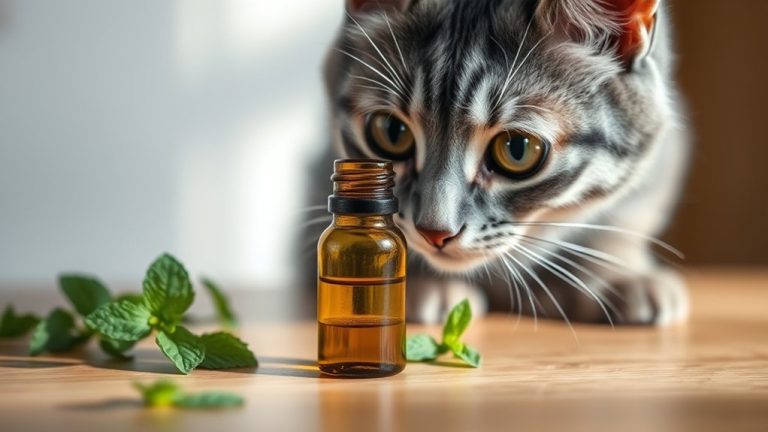 peppermint oil risks cats