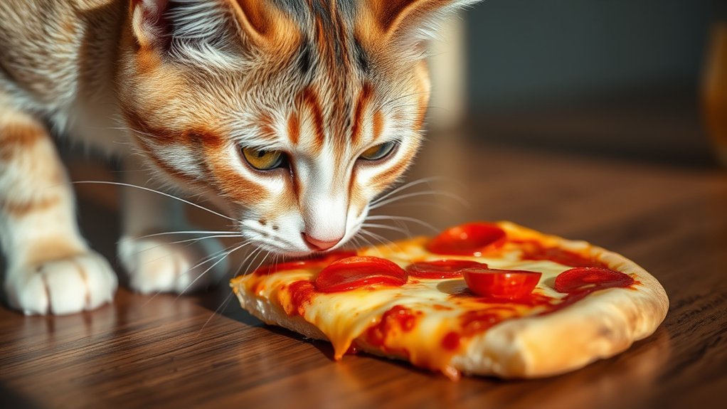 pizza ingredients harm cats
