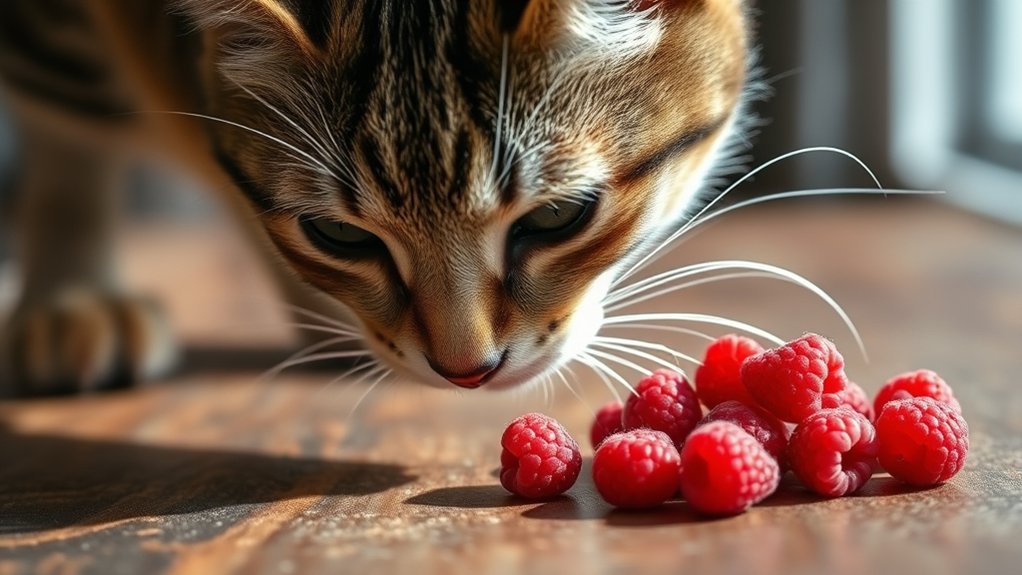 raspberries enhance cat health