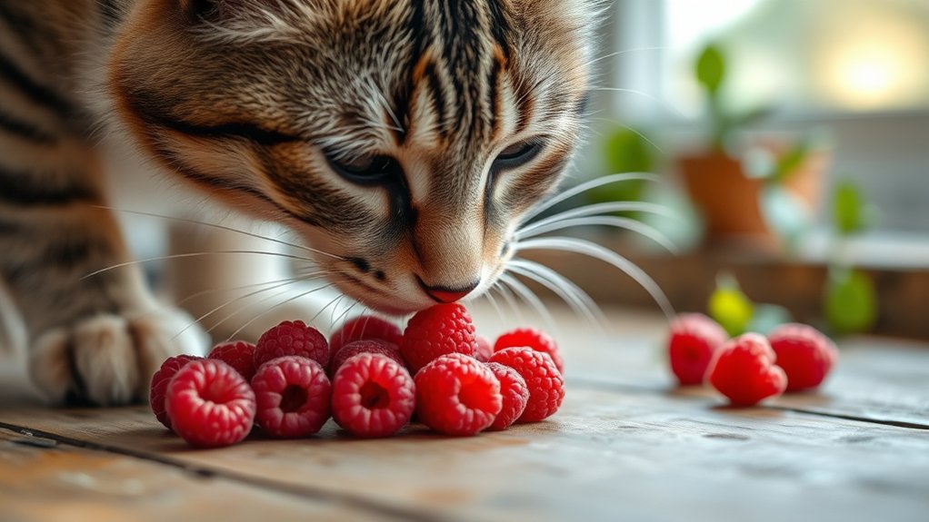 raspberries enhance feline health