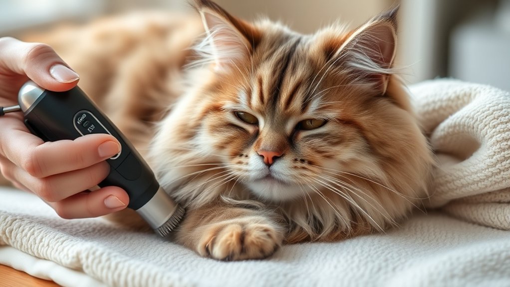 safe cat grooming practices