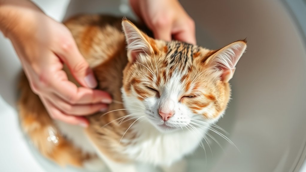 safe emergency cat cleaning