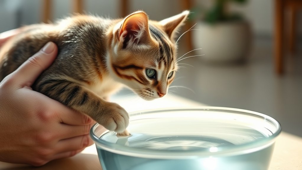 safe gradual water introduction