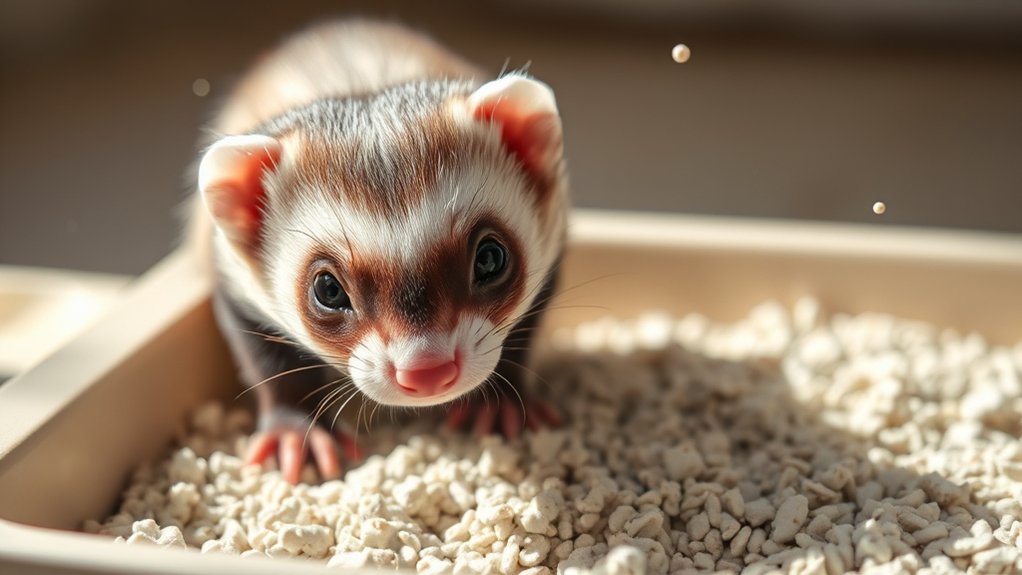 safe litter for ferrets