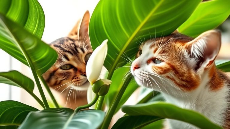spathiphyllum plants toxic to cats