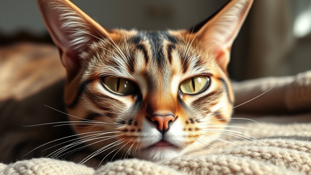 stress triggers cat drooling