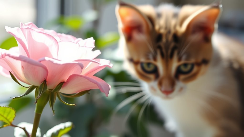 toxic roses for cats
